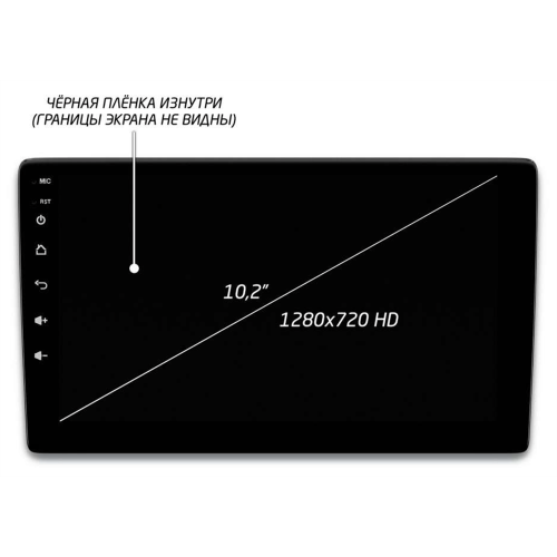 Автомагнитола IQ NAVI P6-2912CFSHD (6/128ГБ) для Toyota Land Cruiser Prado 150 2013-2017 на Android 10.0
