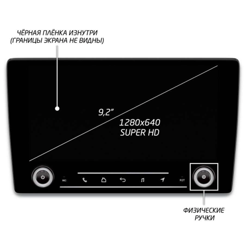 Штатная магнитола IQ NAVI P6K-2929CFSHD (6/128ГБ) для Toyota Land Cruiser Prado 150 2017-2020 на Android 10.0