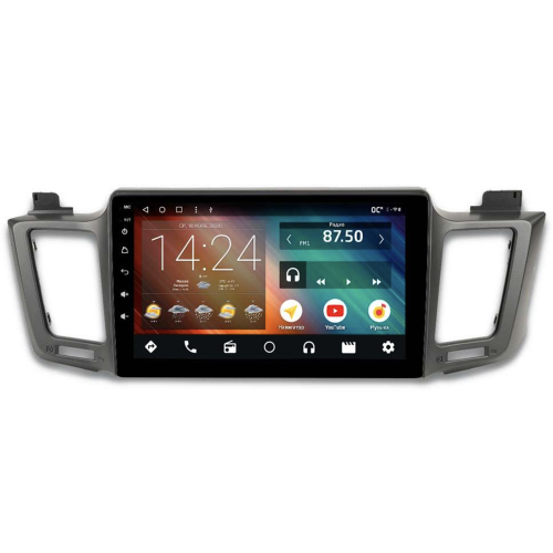 Головное устройство IQ NAVI P4-2914KFSHD (4/64ГБ) для Toyota RAV4 (CA40) 2013-2019 на Android 10.0