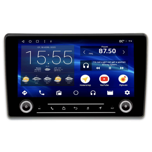 Штатная магнитола IQ NAVI P6K-2505CFSHD (6/128ГБ) для Volkswagen Amarok, Caddy, Golf, Jetta, Passat, Polo на Android 10.0