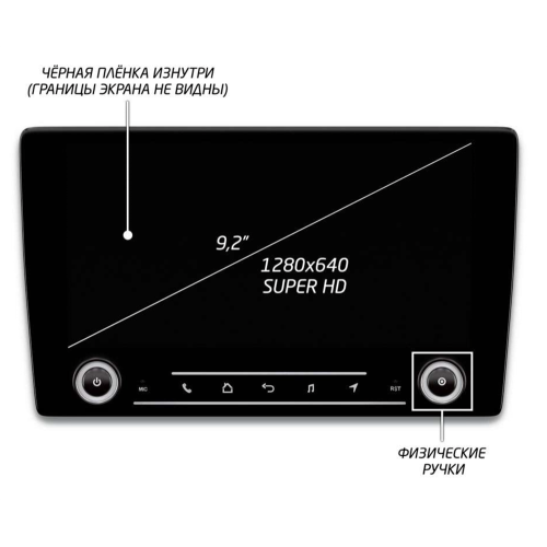 Штатная магнитола IQ NAVI P6K-3008CFSHD (6/128ГБ) для Volkswagen Passat B8 2015-2022 на Android 10.0