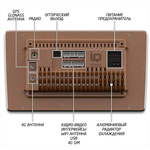 Головное устройство IQ NAVI P6-3004CFSHD (6/128ГБ) для Volkswagen Tiguan 2007-2016 на Android 10.0