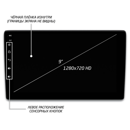 Головное устройство IQ NAVI P6-3004CFSHD (6/128ГБ) для Volkswagen Tiguan 2007-2016 на Android 10.0