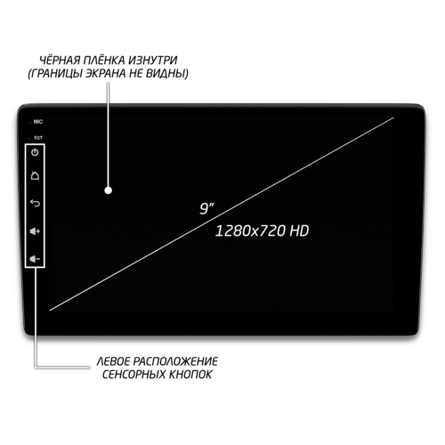Головное устройство IQ NAVI P6-3004CFSHD (6/128ГБ) для Volkswagen Tiguan 2007-2016 на Android 10.0