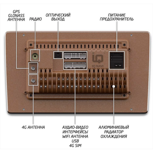 Штатная магнитола IQ NAVI P6K-3007CFSHD (6/128ГБ) для Volkswagen Tiguan 2016-2022 на Android 10.0
