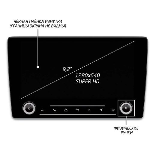 Штатная магнитола IQ NAVI P6K-1403CFSHD (6/128ГБ) для Ford Mondeo IV 2007-2010 черная на Android 10.0