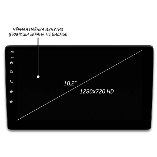 Автомагнитола IQ NAVI P6-1504CFSHD (6/128ГБ) для Honda Civic 2006-2012 на Android 10.0