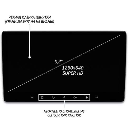 Штатная магнитола IQ NAVI P6-1635CFSHD SUPER HD (6/128ГБ) для Hyundai Elantra 2006-2011 на Android 10.0