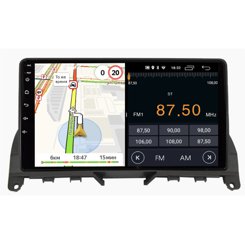 Штатная магнитола Parafar для Mercedes C-klasse (W204) 2006-2011 на Android 11.0 (PF222FHD)