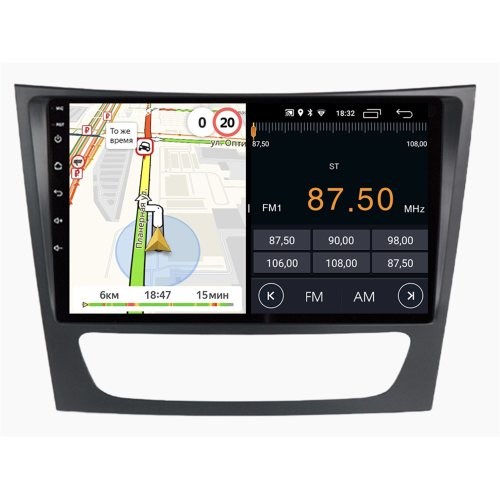 Штатная магнитола Parafar для Mercedes E-klasse (W211) 2002-2009 на Android 11.0 (PF221FHD)