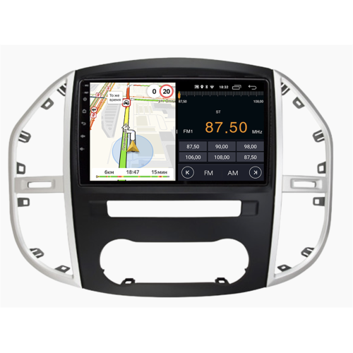 Штатная магнитола Parafar для Mercedes Vito III (W447) 2014-2024 на Android 11.0 (PF477FHD)