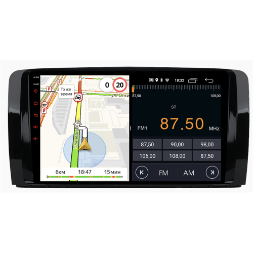 Штатная магнитола Parafar для Mercedes R-class на Android 11.0 (PF212FHD)