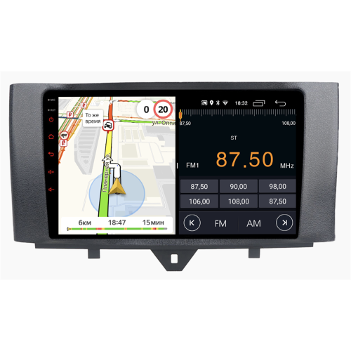 Штатная магнитола Parafar для Mercedes Smart 2011-2015 на Android 11.0 (PF215FHD)