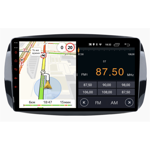 Штатная магнитола Parafar для Mercedes Fortwo III 2014-2024, Forfour II 2014-2024 на Android 11.0 (PF214FHD)
