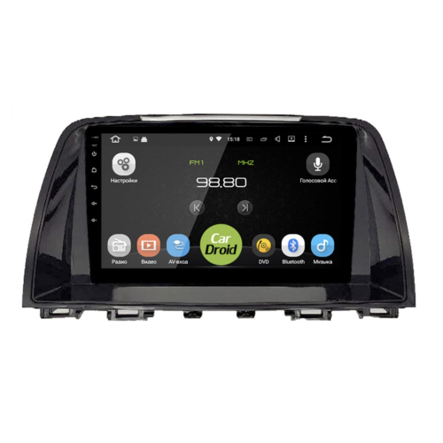 Штатная магнитола Roximo CarDroid RD-2425F для Mazda 6 III 2012-2015 на Android 10.0