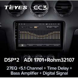Штатная магнитола Teyes CC3 6/128 ГБ для Audi TT II (8J), TTS II (8J) 2008-2014 на Android 10.0