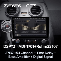 Штатная магнитола Teyes CC3 3/32 GB для Ssang Yong Kyron 2005-2015 на Android 10.0