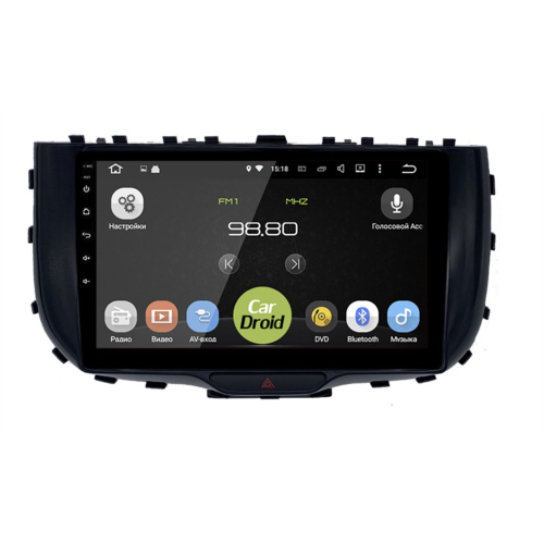 Штатная магнитола Roximo CarDroid RD-2330F-N19 для KIA Soul III 2019-2024 на Android 10.0