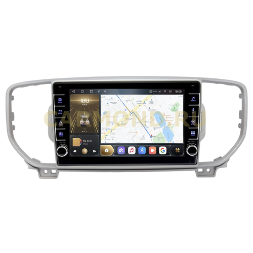 Штатная магнитола CarMedia OL-9733-P (с кнопками) для KIA Sportage IV 2016-2018 на Android 10.0