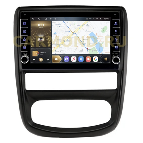 Штатная магнитола CarMedia OL-9995-F (с кнопками) для Renault Duster 2010-2015 на Android 10.0