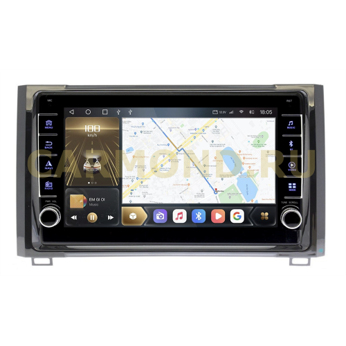 Штатная магнитола CarMedia OL-9429-F (с кнопками) для Toyota Tundra II 2013-2021 на Android 10.0