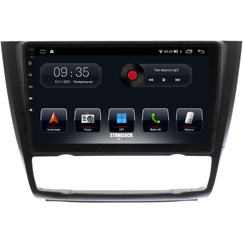 Штатная магнитола Stonelock BMW900MB 3/32 c DSP + 4G SIM для BMW 1-Series (E81,82,87,88) 2007-2011 на Android 10.0