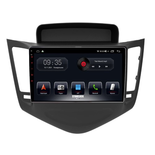 Штатная магнитола Stonelock CHV9010MB 3/32 ГБ для Chevrolet Cruze I 2009-2012 черный на Android 10.0