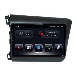 Штатная магнитола Stonelock HON902MB 3/32 ГБ для Honda Civic 2012-2015 на Android 10.0