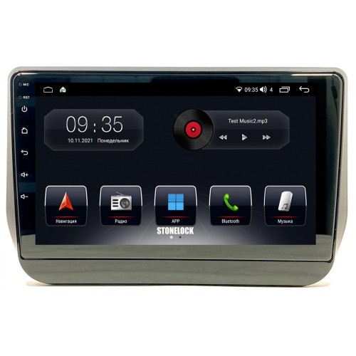 Штатная магнитола Stonelock HYD920MB 3/32 ГБ для Hyundai H1 2019 - 2022 на Android 10.0