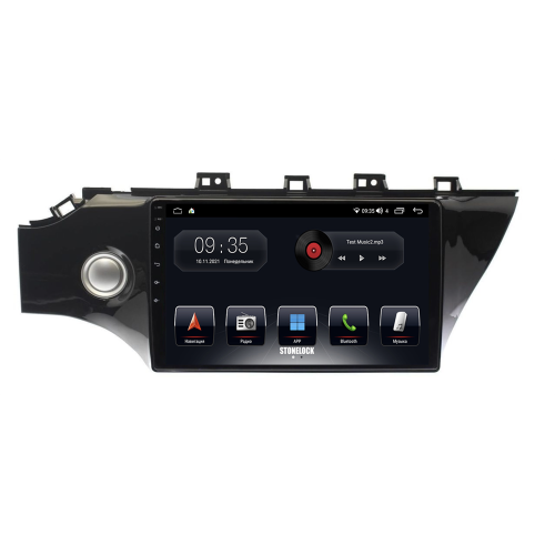 Штатная магнитола Stonelock KIA102MB 3/32 ГБ для Kia Rio IV 2017-2020 на Android 10.0