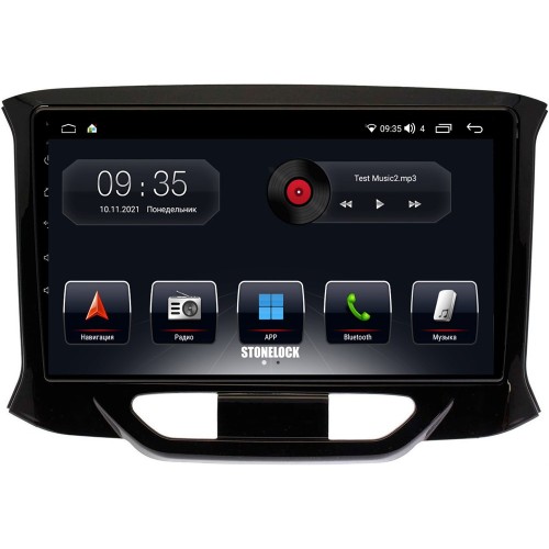 Штатная магнитола Stonelock LAD901MB 3/32 ГБ для Lada Xray 2016-2022 на Android 10.0