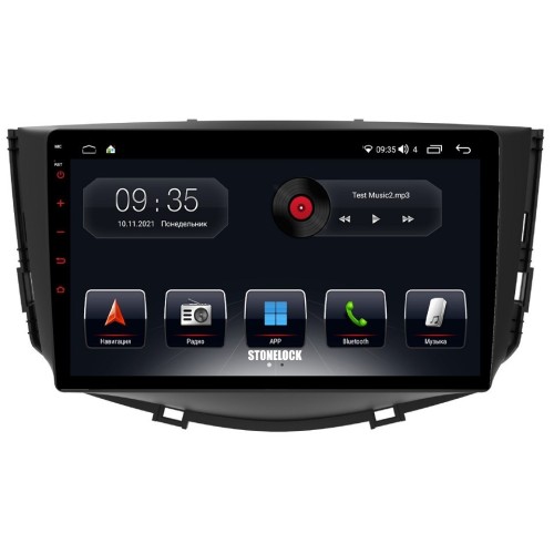 Штатная магнитола Stonelock LF902MB 3/32 ГБ для Lifan X60 I 2012-2016 на Android 10.0