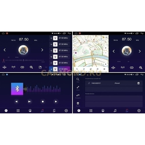 Штатная магнитола Stonelock MSB905MB 3/32 ГБ для Mitsubishi Pajero Sport III, L200 V 2015-2021 на Android 10.0