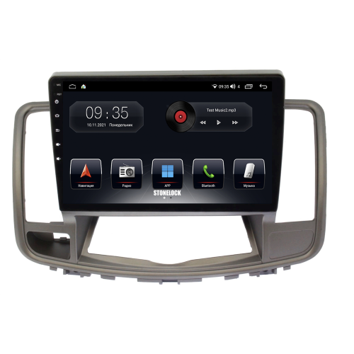 Штатная магнитола Stonelock NIS106MB 3/32 ГБ для Nissan Teana II 2008-2013 на Android 10.0