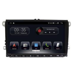 Штатная магнитола Stonelock SK9020MB 3/32 ГБ для Skoda Rapid 2013+ на Android 10.0