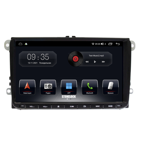Штатная магнитола Stonelock SK9020MB 3/32 ГБ для Skoda Rapid 2013+ на Android 10.0