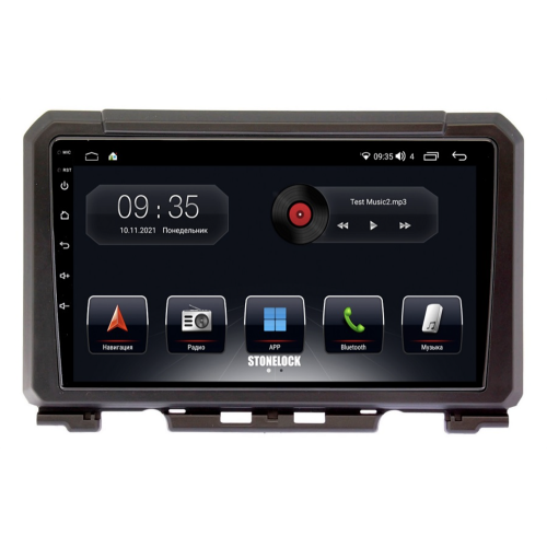 Штатная магнитола Stonelock SUZ905MB 3/32 ГБ для Suzuki Jimny IV 2018-2025 на Android 10.0