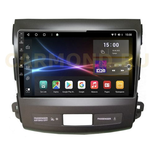 Штатная магнитола Subini MSB902WM 3/32 ГБ для Mitsubishi Outlander XL 2006-2012 на Android 10.0