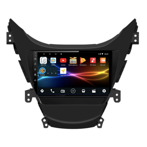 Штатная магнитола Subini HYD907WM 3/32 ГБ для Hyundai Elantra 2011-2014 на Android 10.0