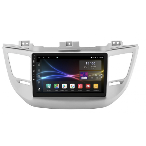 Штатная магнитола Subini HYD904WM 3/32 ГБ для Hyundai Tucson III 2015-2018 cерая на Android 10.0