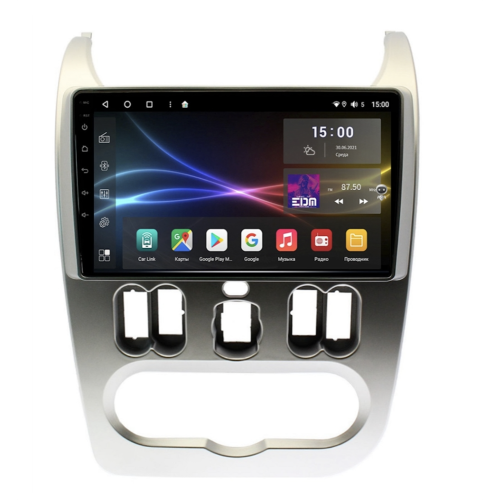 Штатная магнитола Subini REN904WM 3/32 ГБ для Renault Logan, Sandero 2009-2013 на Android 10.0