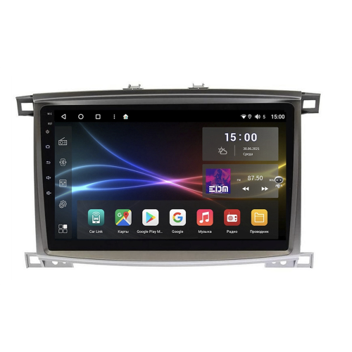 Штатная магнитола Subini TOY117WM 3/32 ГБ для Toyota Land Cruiser 100 2002-2007 на Android 10.0