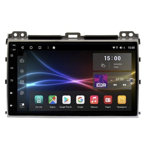 Штатная магнитола Subini TOY902WM 3/32 ГБ для Toyota Land Cruiser Prado 120 2002-2009 на Android 10.0