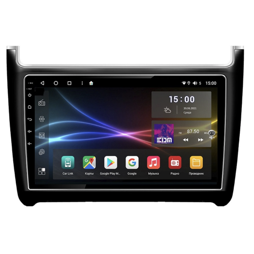 Штатная магнитола Subini VW901WM 3/32 ГБ для Volkswagen Polo 5 2009-2019 на Android 10.0
