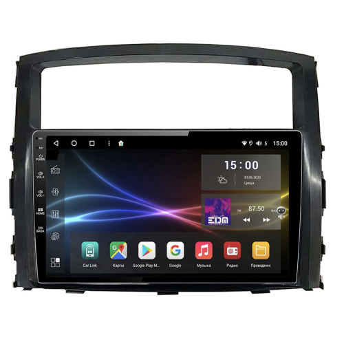 Штатная магнитола Subini MSB901WM 3/32 ГБ для Mitsubishi Pajero IV 2006-2019 на Android 10.0