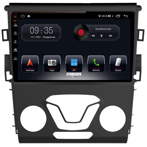 Штатная магнитола Stonelock FRD904BM 6/128 ГБ для Ford Mondeo V 2015-2022 на Android 10.0