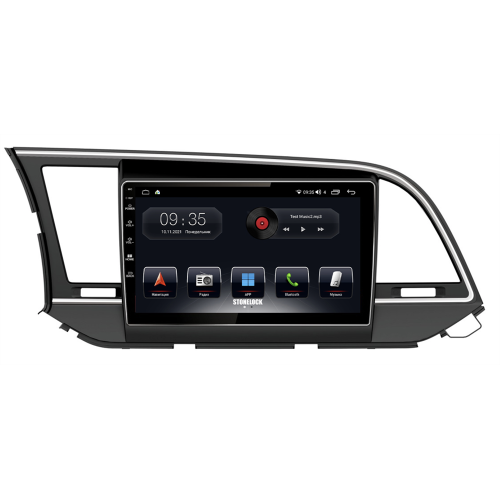 Штатная магнитола Stonelock HYD913MB 6/128 ГБ для Hyundai Elantra VI (AD) 2016-2019 на Android 10.0