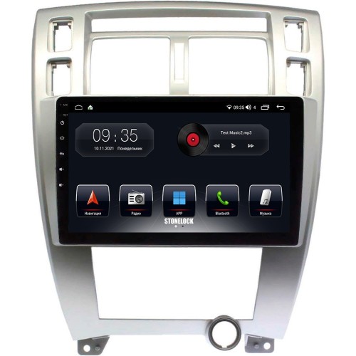 Штатная магнитола Stonelock HYD103MB 6/128 ГБ для Hyundai Tucson I 2004-2010 на Android 10.0