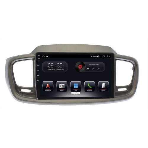 Штатная магнитола Stonelock KIA101MB 6/128 ГБ для KIA Sorento III Prime 2015-2020 на Android 10.0