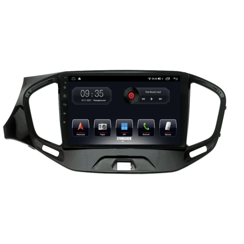 Штатная магнитола Stonelock LAD902MB 6/128 ГБ для Lada Vesta 2015-2022 на Android 10.0